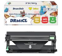 Compatible for Brother DR261CL Drum Unit Work for Brother HL-3140CW HL-3150 HL-3170CDW MFC-9130CW MFC-9140 MFC-9330CDW MFC-9340CDW Printers (1 Pack Yellow)