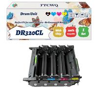 Compatible for Brother DR320CL Drum Unit Work for Brother DCP-9055CDN DCP-9270CDN HL-4150CDN HL-4570CDW Printers, with Chip, High Yield 25000 Pages, High-Definition Printing (1 Set)