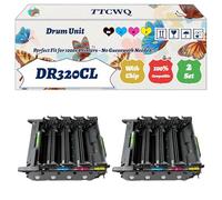 Compatible for Brother DR320CL Drum Unit Work for Brother HL-4570CDWT MFC-9460CDN MFC-9465CDN MFC-9970CDW Printers, with Chip, High Yield 25000 Pages, High-Definition Printing (2 Set)