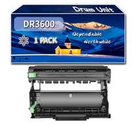 Compatible for Brother DR3600 Drum Unit, Work for Brother HL-L5210DN HL-L6210DW MFC-L5710DN MFC-L6710DW HL-L5210DW HL-L6410DN Printers, Drum Unit DR3600 (1 Pack Black)