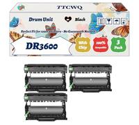 Compatible for Brother DR3600 Drum Unit Work for Brother HL-L5210DN HL-L6210DW MFC-L5710DN MFC-L6710DW HL-L5210DW Printers (3 Pack Black)