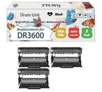 Compatible for Brother DR3600 Drum Unit Work for Brother HL-L5210DN HL-L6210DW MFC-L5710DN MFC-L6710DW HL-L5210DW Printers (3 Pack Black)