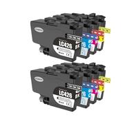 Compatible For Brother, LC426 LC426XL Ink | Four-model fit, compact cartridge, steady ink flow, simple handling(2SET 426 BK C M Y)