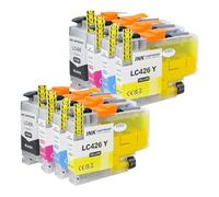Compatible For Brother LC426/XL Ink Set Accessories | Super high-yield 4-pack for MFC-J series, up to 6000 pages black, 5000 per color(8pcs (2set))
