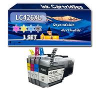 Compatible for Brother LC426XL Ink Cartridges, Work for Brother MFC-J4535DWXL MFC-J4540DW MFC-J4540DWXL Printers, Ink Cartridges (1 Set)