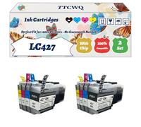 Compatible for Brother LC427 Ink Cartridges Work for Brother MFC-J5955DW MFC-J6955DW MFC-J6957DW MFC-J6959DW Printers, with Chip, High Yield 3000 Pages, High-Definition Printing (2 Set)