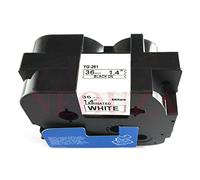 Compatible for Brother P-Touch TZe TZ 261 Black on White Label Tape Cartridge All Size 1.5" x 26.2'