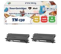 Compatible for Brother TN-130 Toner Cartridges Work for Brother DCP-9040 DCP-9042CDN DCP-9045CDN DCP-9040CN DCP-9042CN DCP-9045CN DCP-9042 Printers (2 Pack Black)