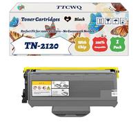 Compatible for Brother TN-2120 Toner Cartridges Work for Brother DCP-7030 DCP-7040 DCP-7045N Printers, with Chip, High Yield 3600 Pages, High-Definition Printing (1 Pack Black)