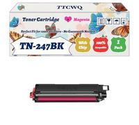 Compatible for Brother TN-247BK TN-247C TN-247M TN-247Y Toner Cartridge Work for Brother DCP-L3510CDW DCP-L3550CDW HL-L3210CW HL-L3270CDW MFC-L3730CDN Printers (1 Pack Magenta)