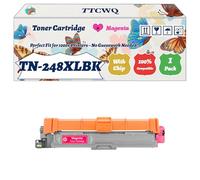 Compatible for Brother TN-248XLBK TN-248XLC TN-248XLM TN-248XLY Toner Cartridge Work for Brother HL-L8230CDW HL-L3220CWE HL-L3220CW HL-L3220 Printers (1 Pack Magenta)
