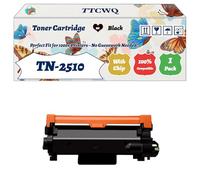 Compatible for Brother TN-2510 Toner Cartridge Work for Brother DCP-L2620DW DCP-L2660DW DCP-L2627DWE DCP-L2665DW Printers (1 Pack Black)