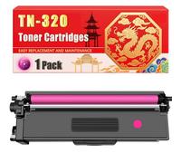 Compatible for Brother TN-320 DCP-9055CDW DCP-9270CDN HL-4140CN HL-4150CDN HL-4570CDW MFC-9460CDN MFC-9465CDN MFC-9970CDW Toner Printers (1 Pack Magenta)
