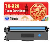 Compatible for Brother TN-320 DCP-9055CDW DCP-9270CDN HL-4140CN HL-4150CDN HL-4570CDW MFC-9460CDN MFC-9465CDN MFC-9970CDW Toner Printers (1 Pack Cyan)
