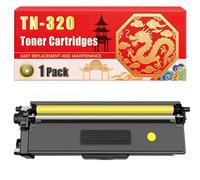 Compatible for Brother TN-320 DCP-9055CDW DCP-9270CDN HL-4140CN HL-4150CDN HL-4570CDW MFC-9460CDN MFC-9465CDN MFC-9970CDW Toner Printers (1 Pack Yellow)