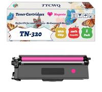 Compatible for Brother TN-320 Toner Cartridges Work for Brother DCP-9055CDN DCP-9270CDN HL-4140CN Printers, with Chip, High Yield 4000 Pages, High-Definition Printing (1 Pack Magenta)