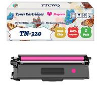 Compatible for Brother TN-320 Toner Cartridges Work for Brother DCP-9055CDW DCP-9270CDN HL-4140CN HL-4150CDN HL-4570CDW MFC-9460CDN MFC-9465CDN Printers (1 Pack Magenta)