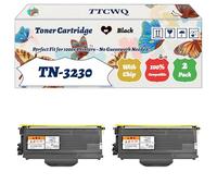 Compatible for Brother TN-3230 Toner Cartridge Work for Brother MFC-8880DN DCP-8070D HL-5340D HL-5350DN HL-5370DW MFC-8370 Printers (2-Pack Black)