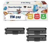 Compatible for Brother TN-325 Toner Cartridge Work for Brother HL-4570CDW Colour HL-4150CDN Colour MFC-9460 Printers (3 Pack Black)