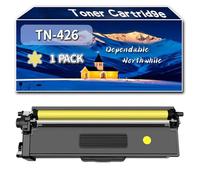 Compatible for Brother TN-426 Toner Cartridge, Work for Brother HL-L8360CDW MFC-L8900CDW Printers, Toner Cartridge TN-426BK TN-426C TN-426M TN-426Y TN426 (1 Pack Yellow)
