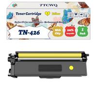 Compatible for Brother TN-426 Toner Cartridge Work for Brother HL-L8360CDW MFC-L8900CDW Printers, with Chip, High Yield 6500 Pages, High-Definition Printing (1 Pack Yellow)