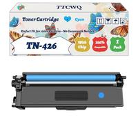 Compatible for Brother TN-426 Toner Cartridge Work for Brother HL-L8360CDW MFC-L8900CDW Printers, with Chip, High Yield 6500 Pages, High-Definition Printing (1 Pack Cyan)