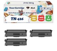 Compatible for Brother TN-426 Toner Cartridge Work for Brother HL-L8360CDW MFC-L8900CDW Printers, with Chip, High Yield 6500 Pages, High-Definition Printing (3 Pack Black)