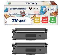 Compatible for Brother TN-426 Toner Cartridge Work for Brother HL-L8360CDW MFC-L8900CDW Printers, with Chip, High Yield 6500 Pages, High-Definition Printing (2 Pack Black)