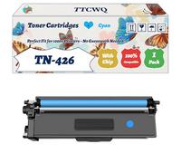 Compatible for Brother TN-426 Toner Cartridges Work for Brother HL-L8360DN HL-L8360CDW Printers, with Chip, High Yield 9000 Pages, High-Definition Printing (1 Pack Cyan)