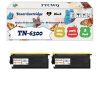 Compatible for Brother TN-6300 TN-6600 Toner Cartridge Work for Brother HL-1030 HL-1230 HL-1240 HL-1250 HL-1270 HL-1430 HL-1440 HL-1450 HL-1470 Printers (2-Pack Black)