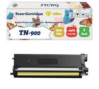 Compatible for Brother TN-900 Toner Cartridges Work for Brother HL-L9200CDWT HL-L9300CDWTT MFC-L9550CDW Printers (1 Pack Yellow)