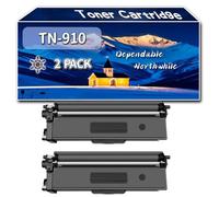 Compatible for Brother TN-910 Toner Cartridge, Work for Brother HL-L9310CDW MFC-L9570CDW HL-L9310CDWT MFC-L9570CDWMT HL-L9310CDWTT Printers (2 Pack Black)