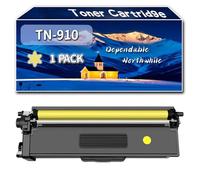 Compatible for Brother TN-910 Toner Cartridge, Work for Brother HL-L9310CDW MFC-L9570CDW HL-L9310CDWT MFC-L9570CDWMT HL-L9310CDWTT Printers (1 Pack Yellow)
