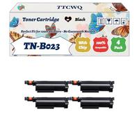 Compatible for Brother TN-B023 Toner Cartridge Work for Brother HL-B2180DW DCP-B7620DW MFC-B7810 DW DCP-B7600D Printers, with Chip, High Yield 3600 Pages, High-Definition Printing (4 Pack Black)