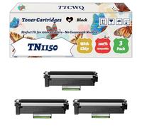 Compatible for Brother TN1150 Toner Cartridges Work for Brother DCP-L1640W DCP-L1642W DCP-L1660W HL-L1240W Printers (3 Pack Black)