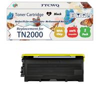 Compatible for Brother TN2000 TN-2000 Toner Cartridge Work for Brother MFC-7420 MFC-2500 MFC-7220 MFC-7225N MFC-7820 Printers (1 Pack Black)