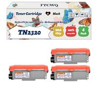 Compatible for Brother TN2320 Toner Cartridge Work for Brother DCP-L2540DN MFC-L2700DW MFC-L2720DW MFC-L2740DW Printers (4 Pack Black)