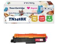 Compatible for Brother TN248BK TN248C TN248M TN248Y Toner Cartridge Work for Brother MFC-L3760CDW DCP-L3527CDW MFC-L8340CDW Printers (1 Pack Magenta)