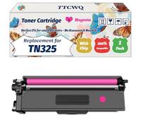 Compatible for Brother TN325 Toner Cartridge Work for Brother DCP-9050CDN DCP-9055CDN DCP-9270CDN HL-4140CN Printers (1 Pack Magenta)