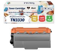 Compatible for Brother TN3330 Toner Cartridge Work for Brother HL-6180DW HL-6180DWT MFC-8510DN MFC-8520DN MFC-8950DW Printers (1 Pack Black)