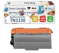 Compatible for Brother TN3330 Toner Cartridge Work for Brother HL-6180DW HL-6180DWT MFC-8510DN MFC-8520DN MFC-8950DW Printers (1 Pack Black)