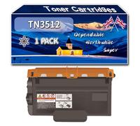 Compatible for Brother TN3512 Toner Cartridges, Work for Brother HL-L6400DWT MFC-L6800DW MFC-L6800DWT MFC-L6900DW MFC-L6900DWT Printers, Toner Cartridges TN-3512 (1 Pack Black)