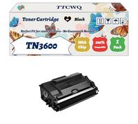 Compatible for Brother TN3600 Toner Cartridge Work for Brother MFC-L6710DW MFC-L6910DN HL-L5210DW MFC-L5710DN Printers, with Chip, High Yield 4000 Pages, High-Definition Printing (1 Pack Black)