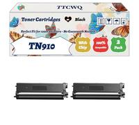 Compatible for Brother TN910 Toner Cartridges Work for Brother HL-L9310CDW HL-L9310CDWT HL-L9310CDWTT MFC-L9570CDW Printers (2 Pack Black)
