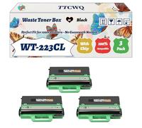 Compatible for Brother WT-223CL Waste Toner Box Work for Brother DCP-L3510CDW DCP-L3517CDW DCP-L3550CDW HL-L3210CW HL-L3230CDW Printers (3 Pack Black)