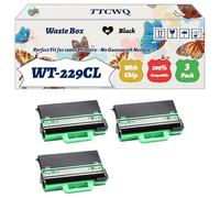 Compatible for Brother WT-229CL Waste Box Work for Brother HL-L3215CW HL-L3240CDW HL-L3220CW HL-L8230CDW HL-L3220CWE Printers (3 Pack Black)