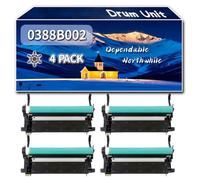 Compatible for Canon 0388B002 Drum Unit, Work for Canon imageRUNNER 1018 1022A 1024A 1020 1022iF 1024iF Printers, Drum Unit C-EXV18 CEXV18 (4 Pack Black)