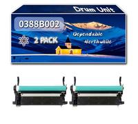 Compatible for Canon 0388B002 Drum Unit, Work for Canon imageRUNNER 1018 1022A 1024A 1020 1022iF 1024iF Printers, Drum Unit C-EXV18 CEXV18 (2-Pack Black)