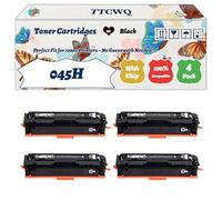Compatible for Canon 045H Toner Cartridges Work for Canon i-SENSYS MF631Cn MF633Cdw MF635Cx LBP611Cn LBP613Cdw Printers, with Chip, High Yield 3800 Pages, High-Definition Printing (4 Pack Black)