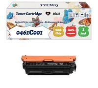 Compatible for Canon 0461C001 0458C001 0456C001 0454C001 Toner Cartridge Work for Canon i-SENSYS LBP710Cx i-SENSYS Printers (1 Pack Black)